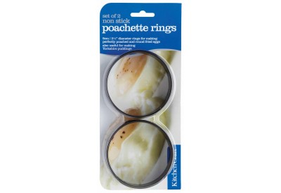 Kitchen Craft Poachette Rings (set of 2 non-stick)